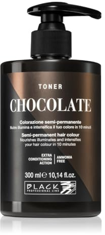 Black Professional Line - Toner 300 ml, Chocolate