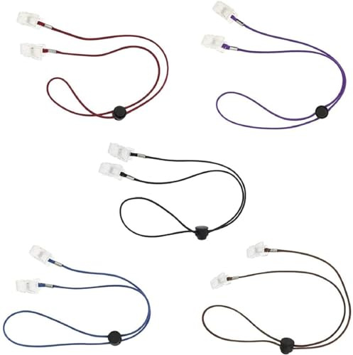 Kiuiom Catena Clip di Tovaglioli, Argento Metallo Tovagliolo Clip,Catene Tovagliolo Cordino, Flessibile Catena del Grembiule, 5PCS Cordino Tovaglioli Tovaglioli Catenina di Fissaggio Portatovaglioli