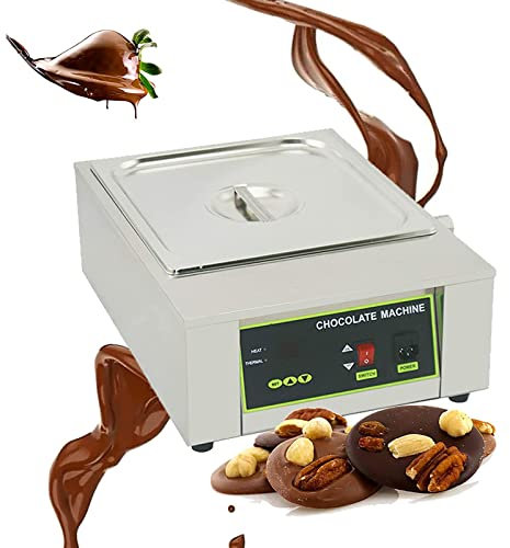 NVYAZJ Macchina per fondere Il Cioccolato da 1000 W, pentola per fondere Il Cioccolato con 0 ℃ ~ 80 ℃ 1 pentola, Macchina per fonduta per scaldare la Fusione del riscaldatore Elettrico per Formaggio