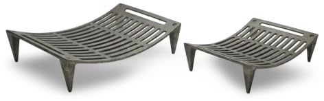 LUNA WAY CAST IRON - Kaminholzständer aus Gusseisen | Robust & Langlebig | Verbesserte Luftzirkulation | Modernes Design | Sicherheitsfeature, Grau, L 64 x T 45 x H 15 cm, Gusseisen