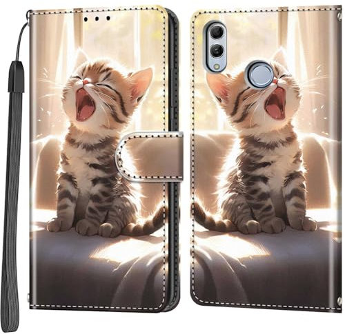 Funda para Huawei P Smart 2019 / Honor 10 Lite, con Ranura para Tarjeta Magnético Cuero Flip Carcasa Fundas Móvil de Tapa Libro Compatible Huawei P Smart 2019 / Honor 10 Lite