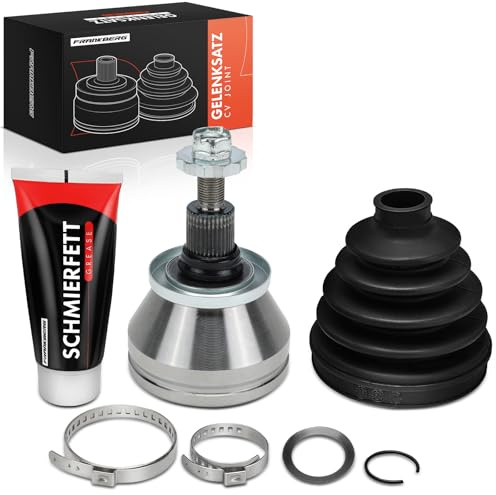 Frankberg Gelenksatz Vorderachse Kompatibel mit A3 8L1 1.9L 2000-2003 Cordoba 6L2 1.9L 2002-2009 Ibiza III 6L1 1.9L 2002-2009 Polo 9A 9N 1.9L 2003-2009 Replace# 6Q0498099F