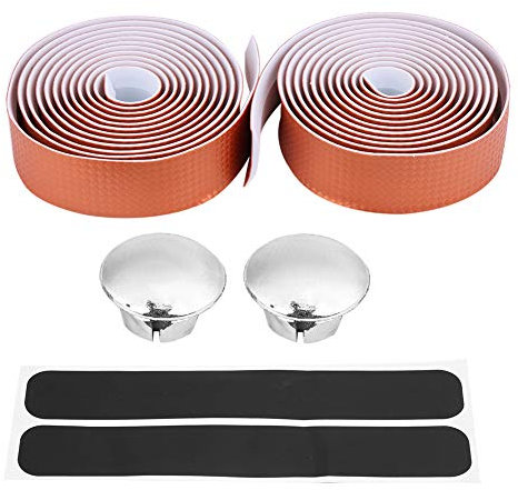 WAONIQ 1 Paar Fahrradlenkerband Radfahren Griffband Wrap 200 * 3 cm Lenkerband (Orange)