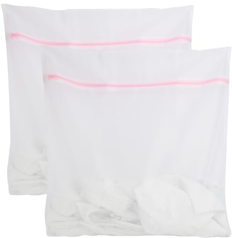 2er Set Wäschenetz für Waschmaschine, Premium Wäschebeutel 60 x 60 cm, Waschnetz mit Verstecktem Reißverschluss, Schutz vor Verformung und Falten, Wäschenetz für Waschmaschine,Wäschesack