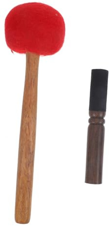 2 Stück Klangschalen Schlägel, Filz für Tibetische Klangschale | Handlich und Tragbar, Geeignet für Meditations und Yoga Kurse, für Schale und Gong