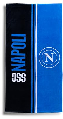 hermet, Napoli, Telo Mare Napoli, Asciugamano Spiaggia o Piscina, 100% Cotone, 70x140 cm, Prodotto Ufficiale