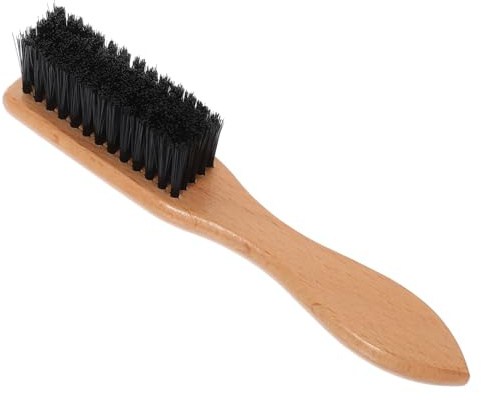 Gatuida Bartbürste für Männer mit Weichen Borsten und Ergonomischem Holzgriff Kleine Bartglättungsbürste für Präzises Styling und Komfortable Gesichtspflege