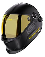 MIGVAN Schweißhelm Automatik 0,1 ms Abdunkelung,True-Color Schweißmaske