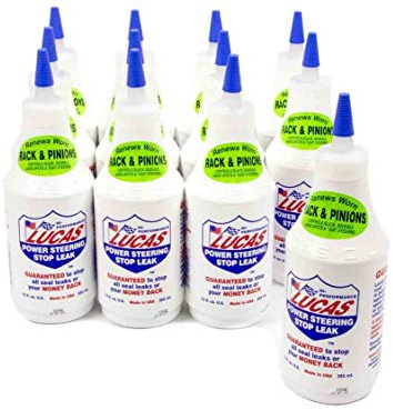 Lucas Oil 10008-PK12 Power Steering Stop Leak - 12 Fl Oz (Pack of 12)