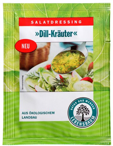 Lebensbaum Bio Salatdressing Dill-Kräuter (6 x 1 Btl)