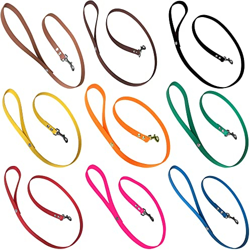 bio-leine Führleine aus Biothane - 9 bis 19mm I 1,25 bis 3m lang I Hundeleine für kleine und große Hunde - Kurze Leine mit Handschlaufe - über 30 Farben