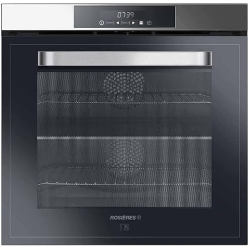 Rosieres Four intégrable multifonction 73l 60cm a pyrolyse inox - rfdc73se
