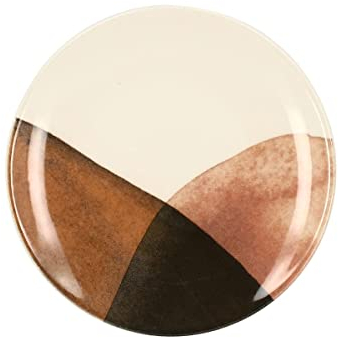 NOVASTYL - Lot 6 assiettes desserts gaia 19cm en grès - 2614685