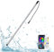 LONGRUNNEW LED Cascata Illuminazione, Luce Aquarium, Ip68 Impermeabile con Telecomando, 7 Colori Controllo App Lampada per Stagno per Acquario, Piscina, Cascata E Decorazione Del Giardino (58.5 Cm)
