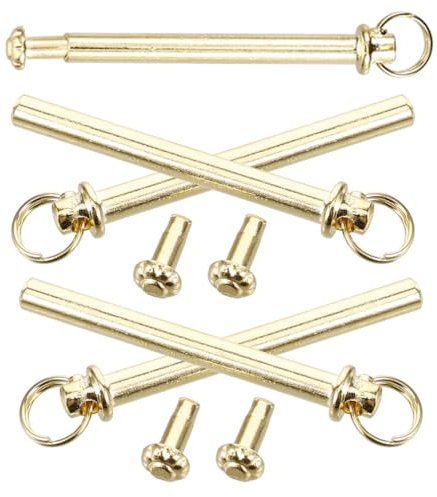 Amosfun Elegantes Reparaturset Für Faltfächer Aus Holz 5er-Set Nietmuttern-zubehör Für Die Wartung Von Handfächern