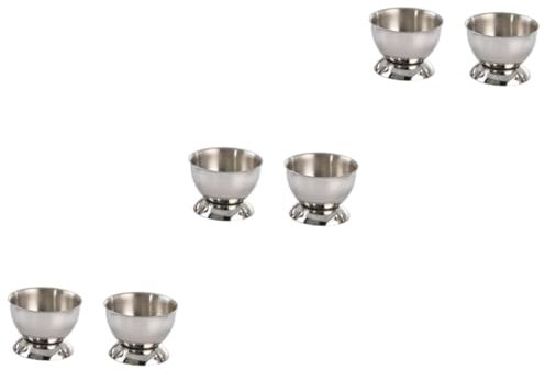OKUMEYR 3 Set di Portabicchieri in Acciaio Inox Elegante per Cucina Sala da Pranzo Ristorante Decorazioni Pasquali 2 Pezzi * 3
