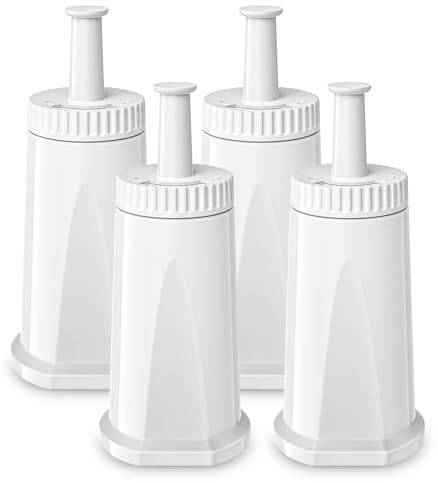 Wasserfilter Ersatz für Sage Kaffeevollautomat, 4 Stück Ersatz für Sage Barista Express Pro Wasserfilter, Water Filter für SES810/SES880/SES920/SES980/SES990/SES875/SES008/BES008, SES008WHT0NEU1