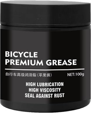 Lnhgh Cykelkedjefett, cykelsmörjmedel och avfettningsmedel – 100 ml Cycle Grease kedjelager-cykelsmörjmedel – rostfri cykelrengörare, hållbart multifunktionskedjevax för