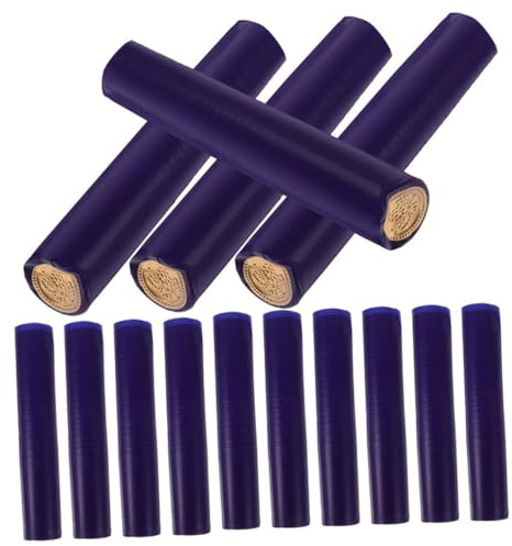 ABOOFAN Capsules Thermorétractables en PVC pour Bouteilles De Vin Rouge, Diamètre 30 Mm, Hauteur 60 Mm, Film Rétractable Bleu, 50 Pièces, Accessoires pour Conservation Et Décoration De Bouteilles