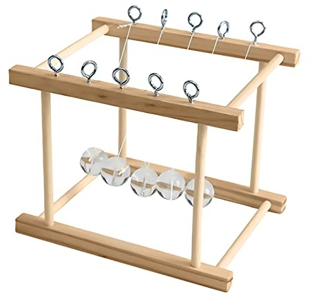 Jelquix Newton's Cradle Educational Science Toy Easy Assemble DIY Project for Kids Above 6 Years
