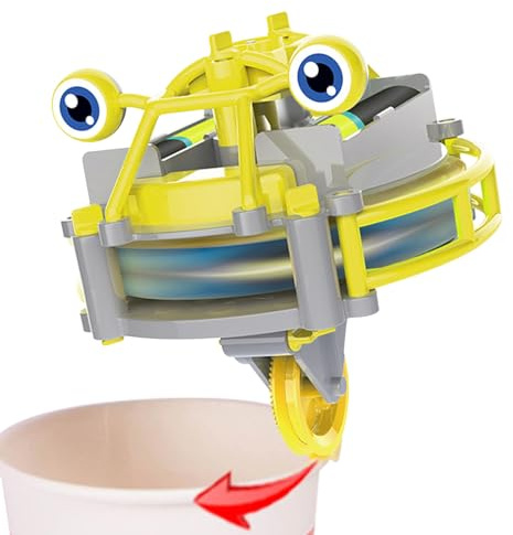 Giroscopio Juguetes para niños – Monociclo con tecnología negra, herramienta giratoria eléctrica, juego robot de equilibrio | 2 en 1 diseño gadget de punta de dedo niño adulto relajante aburrimiento
