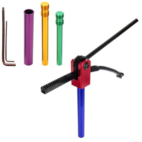 Tragbares Reifenwechsel-Tool-Kit für Dirtbike, Faltbarer Rahmen für 16-21 Zoll Räder, Kompatibel mit 10-25 mm Achsen, Robustes Stahl-Design für Motocross und Enduro,
