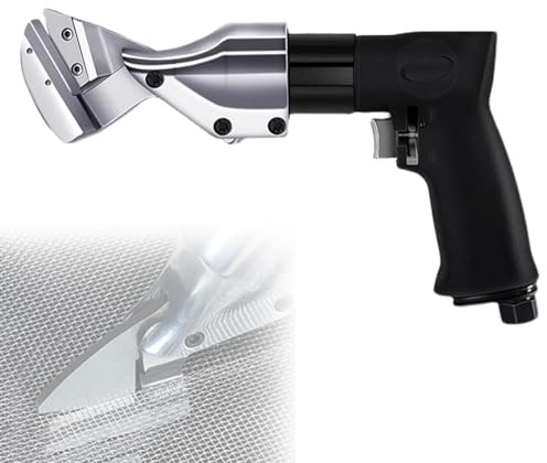 YXYLJOZ Cortadora neumática de Metal, cortadora neumática de Alta Resistencia para Chapa de Acero Inoxidable, Herramienta de Corte de 2600 RPM para Aplicaciones en plástico y Caucho.