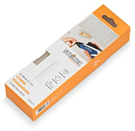 Steinel Barras de Pegamento Cristal Ø 7 mm, Barritas de 250 mm Longitud, 240 g, 006594