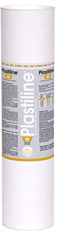 Plastilina 5140T - Tubo di plastilina - Pasta modellabile, alta precisione - Modellare, scolpire, plasmare - durezza 40 (molto morbida) - 5 kg - Colore avorio. Prodotto in Francia