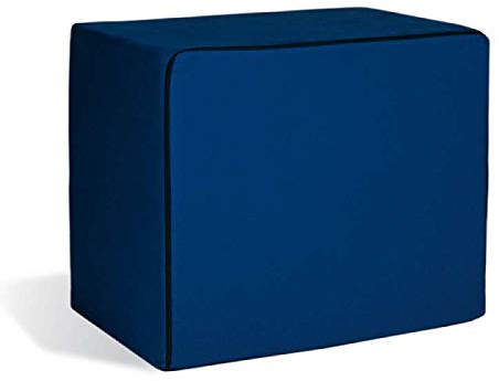 ELONEO Bandscheibenwürfel, Stufenlagerungswürfel zur Stufenlagerung, Stufenbett mit Bezug, Fitness Würfel, Schaumstoff, 40 x 50 x 50 cm