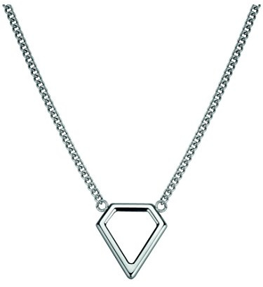 LIEBESKIND BERLIN Damen-Kette mit Anhänger Edelstahl mattiert 46 cm - LJ-000-N-45