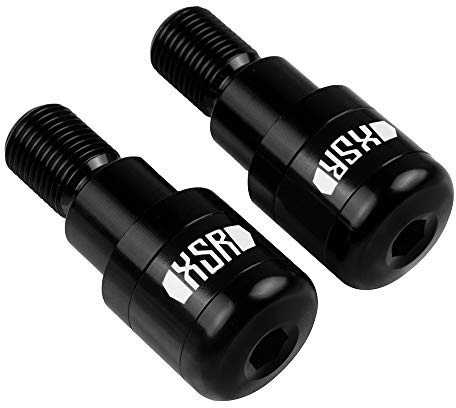 2Pcs Motocicleta Extremos del Manillar Mangos de Barra de Agarre Tapas para XSR700 XSR 700 XSR900 XSR 900-Negro