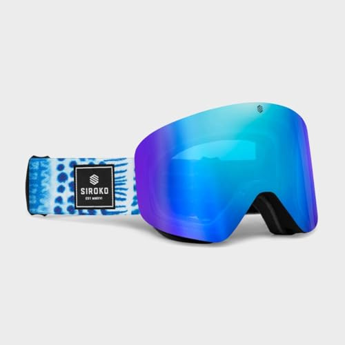 SIROKO GX Ski- und Schneebrille für Jungen und Mädchen, mit UV400-Schutz, Anti-Vhao und Anti-Kratzer