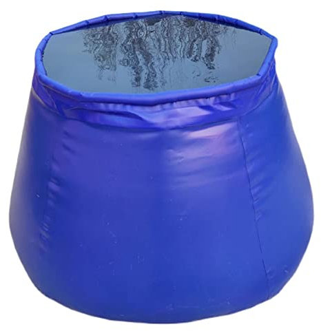 Großes Fassungsvermögen Der Wasserspeicherblase, Faltbarer Wasserspeichertank Tragbarer Regenwassersack für Die Brandbekämpfung Landwirtschaftliche Outdoor-BAU Bewässerung (Farbe : Blau, Größe : 188