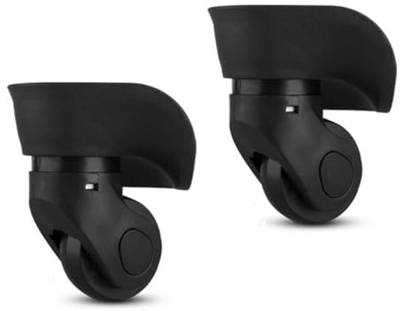 alouweekuky 1 Paar Koffer Rollen Ersatz, Universal Ersatzrollen für Koffer Rollen Gepäck Kofferrollen Ersatzrollen Schwenkräder (W041-2)