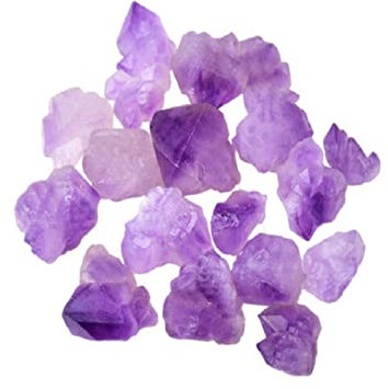 100 g natürlicher Amethyst-Punkt-Erz-Quarz-Cluster, violetter Stein, Exemplar für Zuhause, Aquarium, Dekoration, DIY-Kristalle, Geschenk, Haushalt, natürliche Lust (Amethyst 100 g)