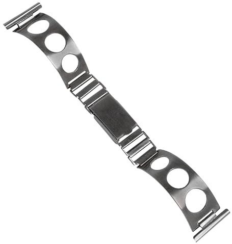 Dcasmo group Cinturino per Orologio in Acciaio Inossidabile Vintage da Uomo 22 mm New Old Stock 1960 1970 - Bracciale Traforato Originale Racing Diver Armis - Strap Metallico di Orologeria Antica