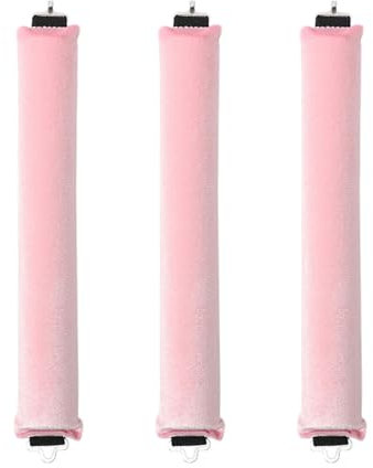 MAEXUS® Locken Ohne Hitze 3 Stück Heatless Curls GroßE Locken, Lockenwickler üBer Nacht, Overnight Blowout, Heatless Curls Heatless Blowout, HeißE Lockenwickler FüR VoluminöSe Locken (Rosa)