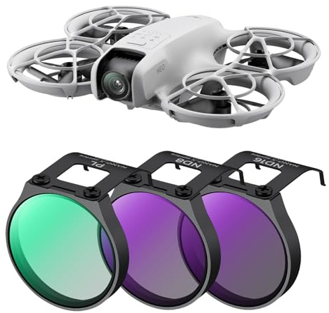 K&F CONCEPT ND & CPL Filter Set 3er-Pack CPL ND8 ND16 Filterfür DJI NEO