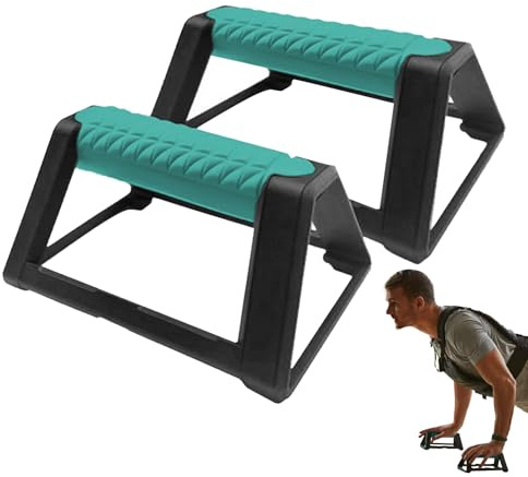 Mango para flexiones, dispositivo de entrenamiento de fuerza | Equipo de entrenamiento en forma de H para casa, gimnasio y viajes