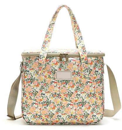 Xiuyer Bolsa Termica Porta Alimentos, Bolsa Nevera para Hombres y Mujeres, Bolsa de Almuerzo Aislada Portatil, Reutilizable Lunch Bag para el Trabajo, Viajes, Picnic, Oficina (11L)