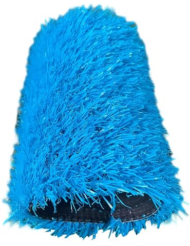 Césped artificial de colores for exteriores, resistente a la abrasión y antideslizante, for patio, jardín y terraza.(Blue 2,2x4m(6.59x13.12ft))