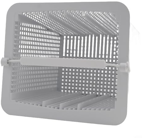Cesta de repuesto con junta de tapa compatible con bomba de piscina de plástico, cesta coladora y sello para filtrar hojas y escombros, fácil de instalar, patio, jardín al aire libre