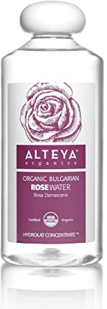 Alteya Organic Rose Water 500 ml - 100% Pure Organic Rosa Damascena (Damask Rose) Hydrolat - No additives - USDA Certified Organic - Face Toner, Revitalizing Body, Condition Hair & Scalp