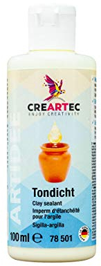 CREARTEC Tondicht - Ideal zum wasserfesten Versiegeln von Keramikoberflächen - Gebrauchsfertig - Lösungsmittelfrei - einfache Handhabung - Füllmenge: 100 ml - Made in Germany