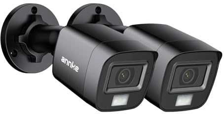 ANNKE 1080p HD Wired Home Security Camera, Dual-Light 2pack CCTV Bullet Cam | Surveillance System, 66ft Night Vision, 3.6mm Lens, IP67 Weatherproof/Smart Dual Light, Outdoor Indoor Use, Home Surveillance