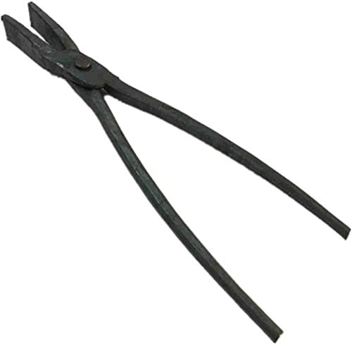Tenazas de herrero,Tenaza de forja Ponga De Herrero Ponga Plana De Herrero 30 Cm 500 G De Pinzas De Herrero De Nariz Plana For Cuchillos Que Fabrican Frases De Yunque De Herrero
