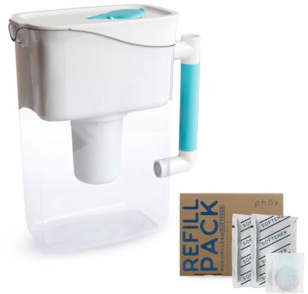 Phox Carafe filtrante Wave de 2,8 l et cartouche écologique rechargeable (adoucissante)