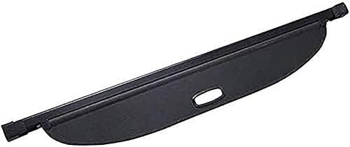 HALEUP Einziehbarer Auto Laderaumabdeckung, für VW Golf 7 2014-2018 Kofferraum Aufbewahrung Paketregal Hutablage, Frachtabdeckungen für Automobile,A-Black