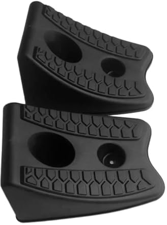 Unterlegkeile AnhäNger 2 stücke Autos Anti-Slip Block Gummi Auto Reifen Slip Stopper Control Rad Ausrichtung Block Reifen Unterstützung Pad Unterlegkeile